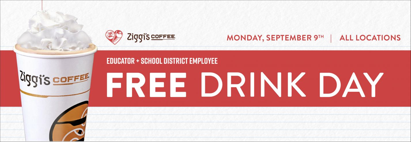 Back-to-School Free Drink Day! blog image