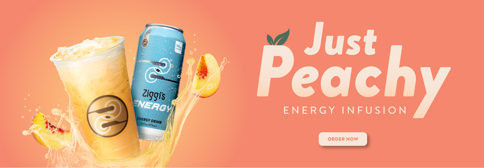 image of the Just peachy energy infusion