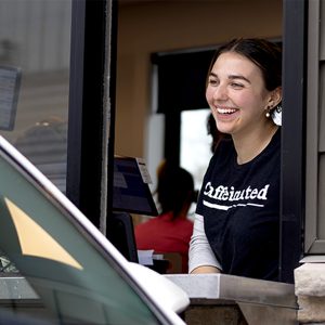 Ziggi's barista drive-thru
