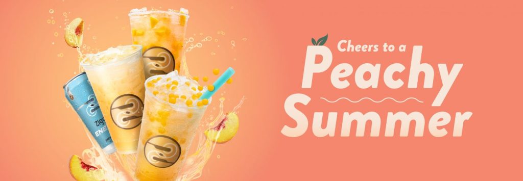Cheers to a Peachy Summer with Ziggi’s New Treats!