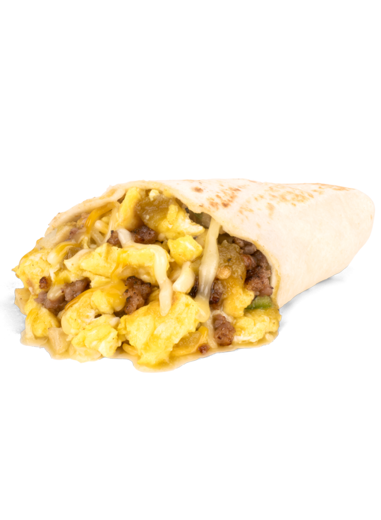 Picture of Ziggi's Eats and Treats - Spicy Sausage Burrito
